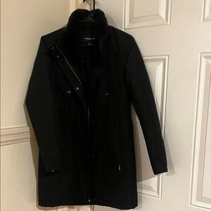 Marc New York Black Trench Coat